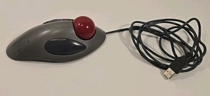 Logitech T-BC21 Optical Trackman Marble USB Maus Silber Ergonomisch Getestet - Bild 1 von 6