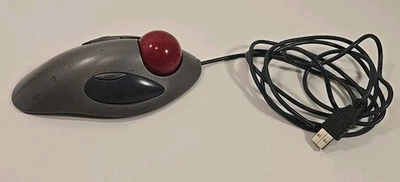 Logitech T-BC21 Optical Trackman Marble USB Maus Silber Ergonomisch Getestet - Bild 1 von 4