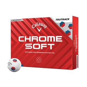 Callaway Chrome Soft TruTrack Golfbälle in weiß - Box mit 12 - 1 Dutzend - Bild 1 von 5