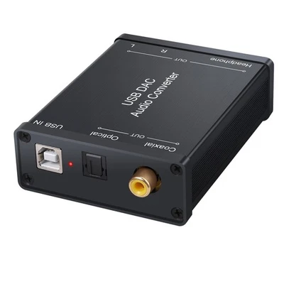 1 Pcs USB DAC Audio Converter 3.5mm Stereo Durable For Windows XP For Mac OS - X - Image 1 of 4