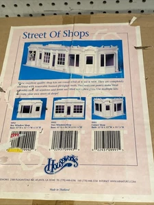 Bay Window Kit Houseworks 9992 Unfinished Wood Scale Dollhouse Street of Shops - Picture 1 of 5