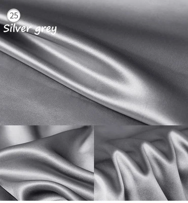 42'' Wide By Yard Stretch Silk Satin Fabric Charmeuse Soft Sleep Gown Material - Image 1 of 4