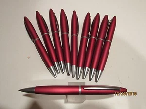 Lote de 10 bolígrafos de metal rojo mate Terzetti Carramia - gran oferta - Imagen 1 de 1