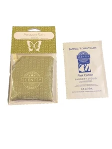Scentsy Scent Pak Amazon Rain Buddies Rosa Baumwolle Waschmittel Probe Neu - Bild 1 von 8