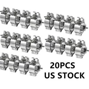20 pièces pinces lumineuses Stage Par crochet alliage d'aluminium treillis serré robuste 220 lb - Photo 1 sur 11