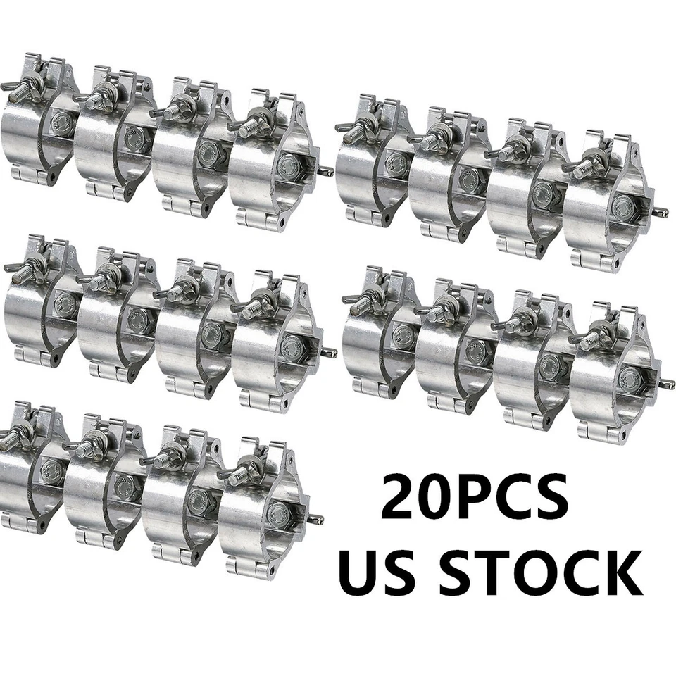 20PCS Stage Par Light Clamps Hook Aluminum Alloy Truss O-Clamp Heavy Duty 220LBs - Image 1 of 4