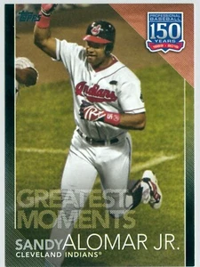 Aggiornamento Topps 2019 Greatest Moments Black 150-57 Sandy Alomar Jr #178/299 Indians - Foto 1 di 1
