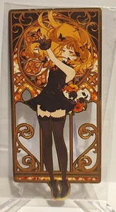 Goddess Story Flourishing Flowers Metal Card Bookmark Cute Sexy Anime Girl - Bild 1 von 2