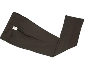 NEW Isaia Dress Pants (Slacks)! e 58 US 40 Brown Wool Flat Front - Picture 1 of 2