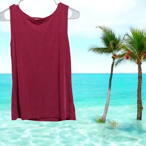 Pink Tank Top Chico's Travelers Made in USA Woman's Size 1 - Picture 1 of 5
