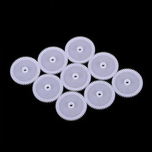 10X Single Gear Big Size Kunststoff 56T 0,5 Modul DIY Auto Schiff Modell Zubehör - Bild 1 von 5