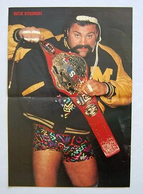 Póster de la revista Rick Steiner 11x17 Campeón de la WWE luchador WWF Foto 1 de 4