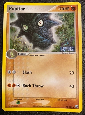 Pupitar 70/115 - EX Unseen Forces (2005) Vintage Reverse Holo - NM - Image 1 of 4
