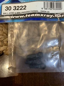 XRay 30 3223 Ball Joint 5.mm Unidirectional {4pc} NewInPack USA Shipped - Picture 1 of 5