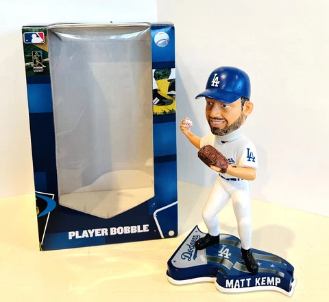 Serial # 09 / 2013 ~ Matt Kemp 2013 Los Angeles Dodgers Bobblehead FOCO Cover