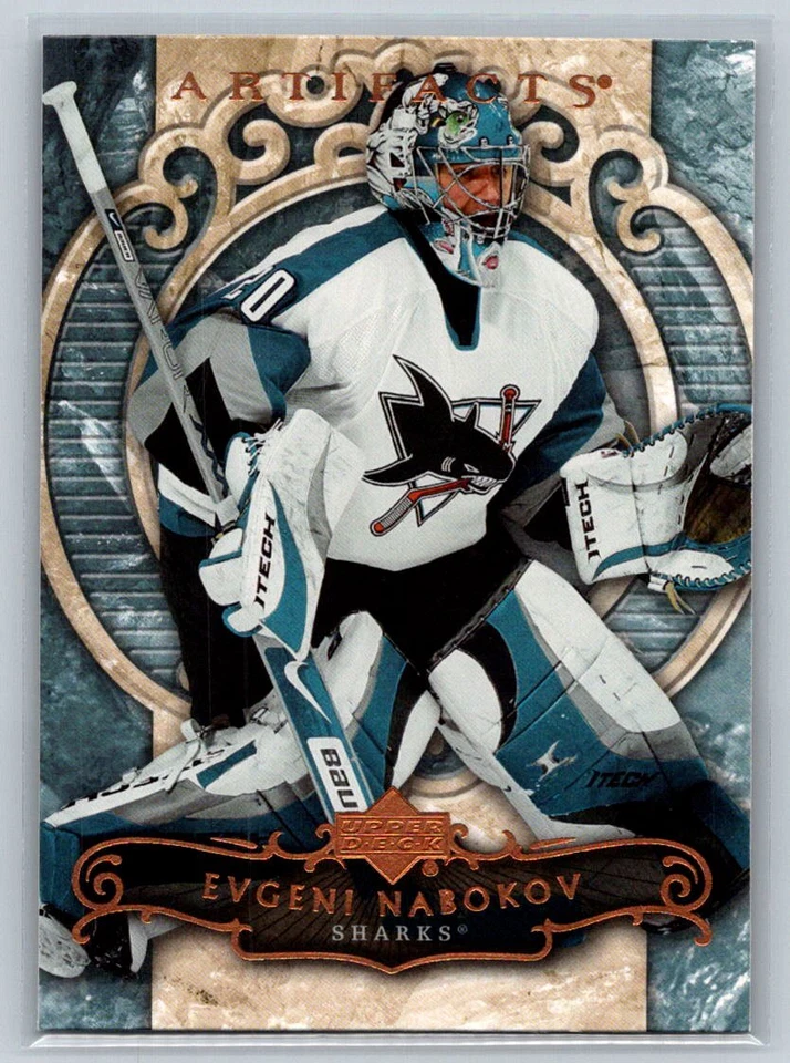 2007 Upper Deck Artifacts #69 Evgeni Nabokov San Jose Sharks - Image 1 of 2