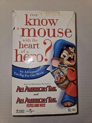 An American Tail + Fievel Goes West VHS Box Set, Nostalgia 90s - Image 1 of 4