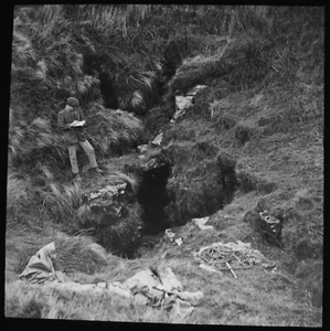 FOTOGRAFÍA BUCKDEN GHYLL HEAD C1910 Magic Lantern Slide ABACHEO ESPELEOLOGÍA - Imagen 1 de 3
