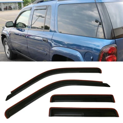 Set of IN-CHANNEL Window Visors Sun Rain Guard Fit Ford Explorer 1997 1998-2001 Foto 1 de 4