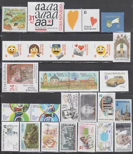 Czechoslovakia (Ceska) MNH Complete year 2024 27 Stamps + 13 Souvenir Sheets - Picture 1 of 6