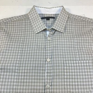 JOHN VARVATOS DESIGNER LANGARM LUXUSHEMD MIT KNÖPFEN Herren M grau  - Bild 1 von 6