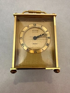 Staiger - Brass Carriage Clock - Alarm Clock - Exclusiv Model - Works Well - Picture 1 of 11