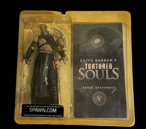🔥New 2001 McFarlane Clive Barker's Tortured Souls Venal Anatomica🔥 Cover