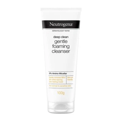 Neutrogena Deep Clean Foaming Cleanser | Brightening Face Wash |100g, - Image 1 of 4