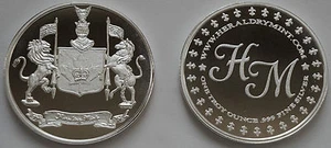 1 OZ HW MINTING COMPANY HERALDRY MINT "CANADA" FINE .999 SILVER COIN / ROUND - Picture 1 of 2