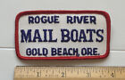 Rogue River Mail Boats Gold Beach Oregon OR Red White Blue Embroidered Patch