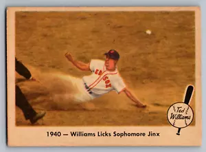1959 FLEER TED WILLIAMS #15 1940 - WILLIAMS LICKS SOPHOMORE JINX - Picture 1 of 3