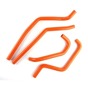Orange For Polaris Ranger RZR 800 2008-2011 Silicone Radiator Coolant Hoses Set - Picture 1 of 10