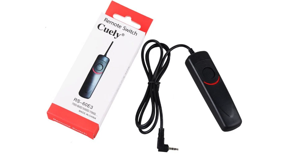 RS-60E3 Remote Shutter Release for Canon EOS 400D 450D 500D 1100D 1200D - Image 1 of 1