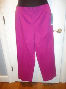 Pantalones informales Koret City Blues talla 14 violeta nuevos con etiquetas - Imagen 1 de 4