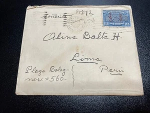 Canal Zone 62 tied to cover to Lima Peru KSPhilatelics - Picture 1 of 6