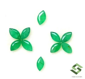 4.50x2.50 mm Natural Emerald Marquise Cut Lot 10 Pcs 1.13 CTS Loose Gemstones - Picture 1 of 7