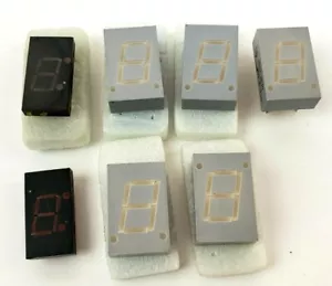5 HP HDSP-4130 LED 7-SEGMENT DISPLAYS - Picture 1 of 6