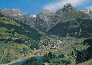 Alte Postkarte - Engelberg - Hahnen - Bild 1 von 1