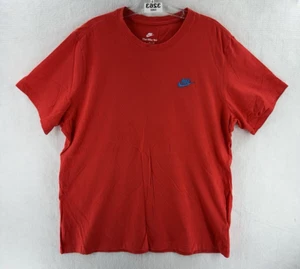 Nike The Nike Tee Short Sleeve Shirt Men's Size XL Orange - Picture 1 of 5
