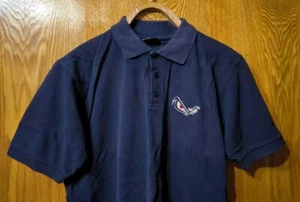No Fear Polo Shirt Mens Medium Blue Vintage - Picture 1 of 20
