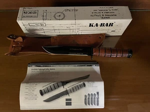Ka Bar Collector’s Club 1999 USMC 1250 Knife 1st First Production Run! VERY RARE - Picture 1 of 9