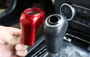 Cubierta decorativa de perilla de cambio de marchas interior ABS rojo para Mercedes-Benz GLK 2009-2015 - Imagen 1 de 9