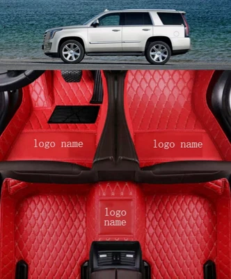 Handmde For Cadillac Escalade 2002-2024 Luxury Waterproof Car Floor Mats Foto 1 de 4