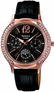 Reloj Señora Casio Sheen Acero ip.rosado SHE-3030GL-5AUER correa-cierre segurida - Imagen 1 de 5
