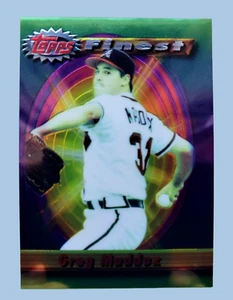 1994 Topps Finest Greg Maddux Baseballkarte #209 Atlanta Braves H.O.F. - Bild 1 von 14