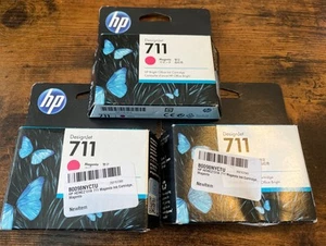 HP 711 29ml Magenta DesignJet Ink Cartridge, CZ131A - NEW - Exp 01/2026 - Picture 1 of 4