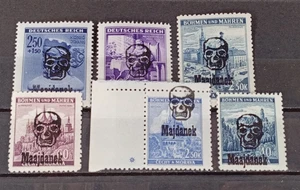 Reich alemán local WWll propaganda fantasía sobreimpresión Majdanek MNH - Imagen 1 de 1