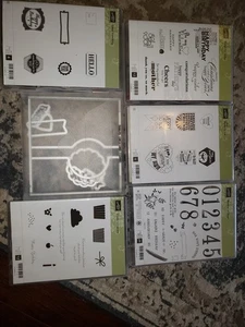 5 Stampin Up Stempel Geburtstag alle Anlässe Anzahl Jahre 1 Kreis Karte Stanzenset - Bild 1 von 22