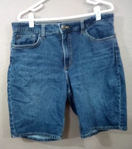 Lee Shorts Mens 34 Blue Denim Cotton Regular Fit Bermuda Mid-Rise - Picture 1 of 6