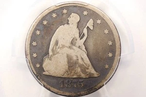 NobleSpirit KEY DATE 1875 CC 20c Twenty Cent Seated Liberty PCGS G06 - Picture 1 of 4